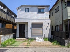 2023年7月に東京都大田区で撮影した外構工事施工前の現場写真・ビフォー画像